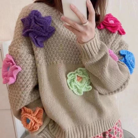 Pull loose à manches longues, confort maximal et style casual